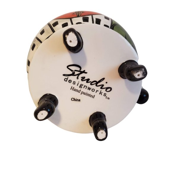 Studio Designworks Music Piano Instruments Colorful Whimsical Abstract Pitcher - Picture 8 of 8